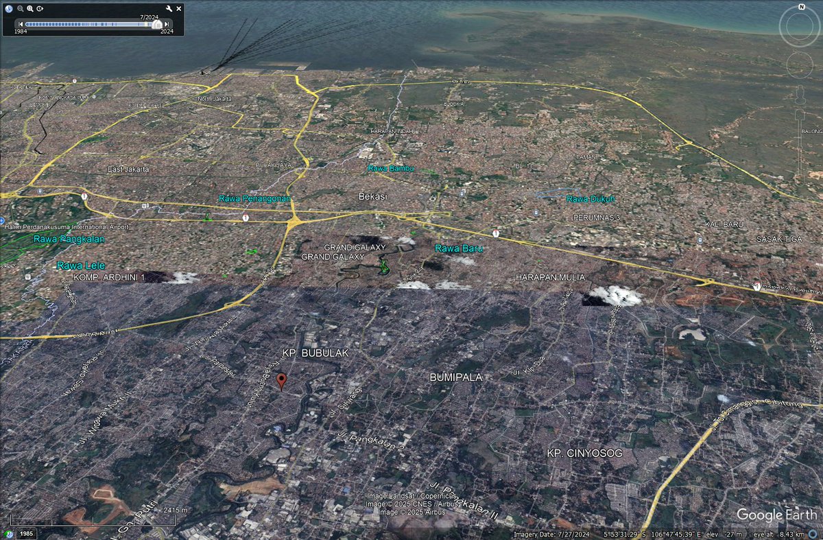 Banjir Bekasi memang tidak dapat dielakkan, secara geografis Bekasi adalah wilayah dataran rendah yang menggenang, celakanya, wilayah yang menjadi genangan air saat ini ditimbun dan menjadi pemukiman dan buffer zone wilayah Jakarta.

Sejarah mencatat, lebih dari 1500 tahun lalu,