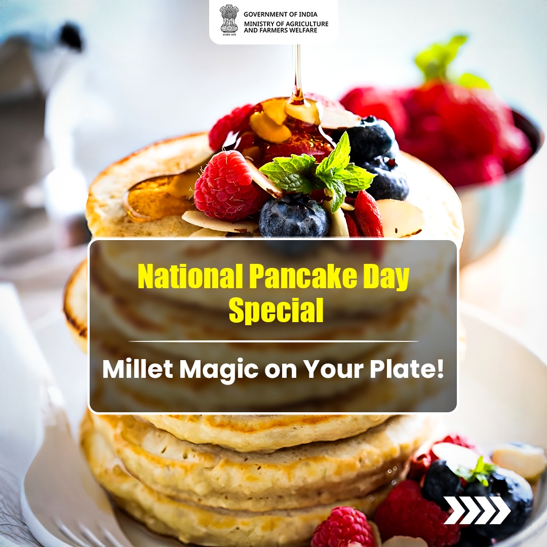 IYM2023's tweet image. Fluffy, filling, and guilt-free—these millet pancakes are vegan, gluten-free, oil-free, lectin-free, and oh-so-easy to make!

#IYM2023 #ShreeAnna #NationalPancakeDay