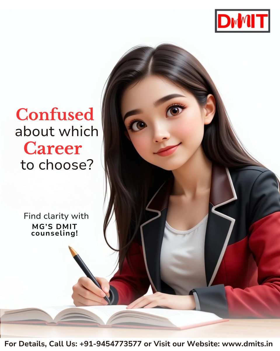 DMIT_SOFTWARE's tweet photo. Confused about your career? 🤔

Let MG’s DMIT Counseling guide you! ✅ 

Discover your strengths &amp; find the best career after 10th &amp; 12th.

🚀 Start your career consultancy with our DMIT Software Franchise &amp; a small investment!

https://t.co/KM9X58Kgpw |🌐 https://t.co/qCyF85EycR https://t.co/yfHtelou9L