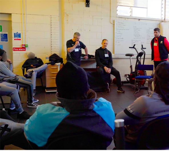 @HMYOIFeltham (@hmyoifeltham) on Twitter photo Get Onside is the <a href="/Saracens/">Saracens Rugby Club</a> Foundation’s 8-week, prison reform project.
They use a combination of rugby & personal development workshops to reduce reoffending.
Recently two members of the first team came to Feltham to deliver to the latest cohort 🏉 Get Onside is the <a href="/Saracens/">Saracens Rugby Club</a> Foundation’s 8-week, prison reform project.
They use a combination of rugby & personal development workshops to reduce reoffending.
Recently two members of the first team came to Feltham to deliver to the latest cohort 🏉