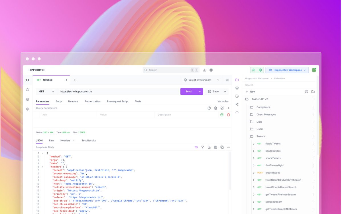Hoppscotch v2025.2.0 is here!

Our latest release is live—packed with 2 major announcements and many improvements. 

Check out what’s new 👇