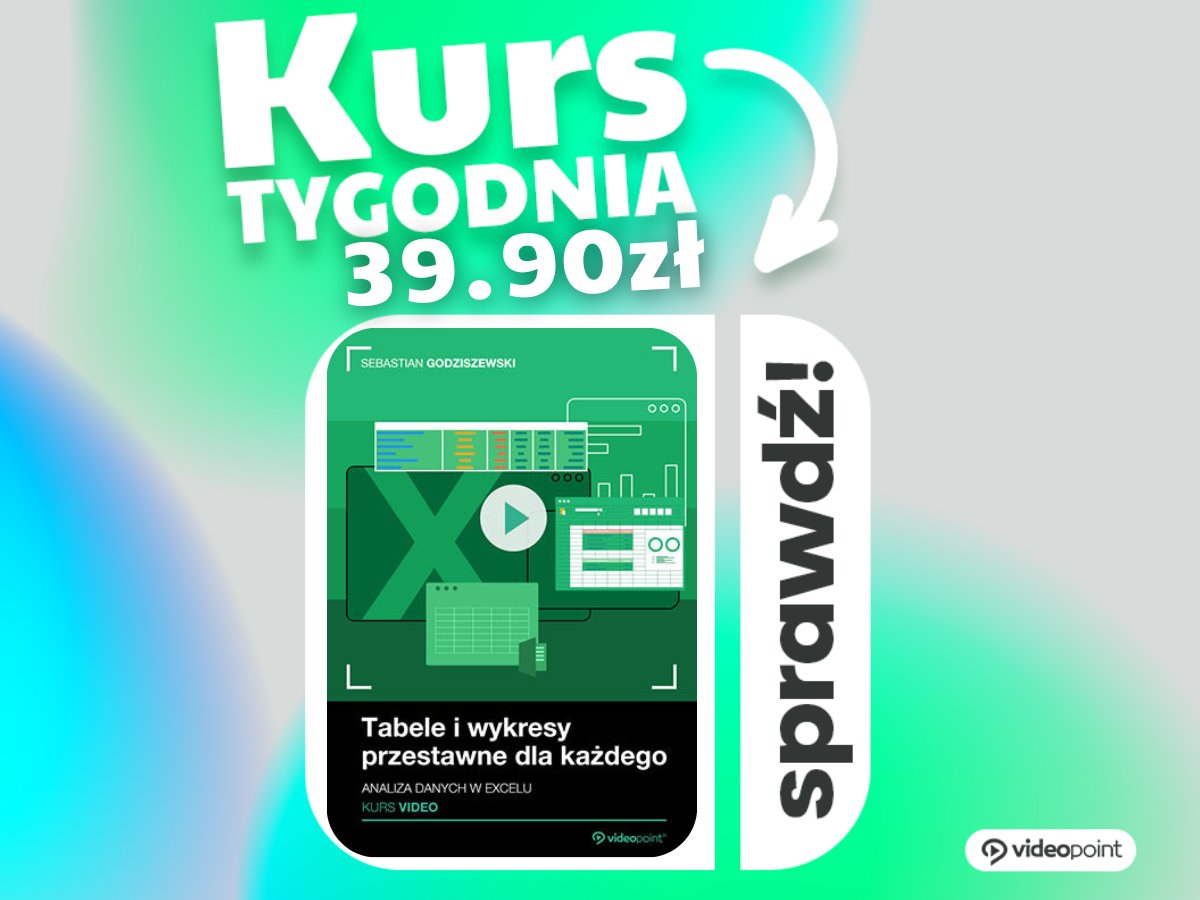 📷Tworzenie podstawowych i rozbudowanych raportów?
📷Stosowanie funkcji Excela do szybkiego filtrowania, sortowania i podsumowywania danych?
📷Wizualizowanie danych za pomocą wykresów przestawnych, co ułatwia ich interpretację i prezentację?

sprawdź!
videopoint.pl/go-excel-tabel…