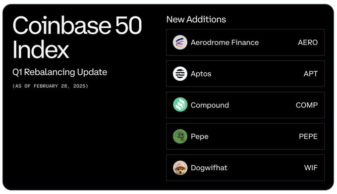 They said $APT has no catalyst - but guess what? The market speaks louder than opinions.

🔥 <a href="/Aptos/">Aptos</a> just got added to the Coinbase Coin50 Index. The only Move-based chain included.

When you build strong fundamentals, the catalysts come naturally. Things just keep happening.