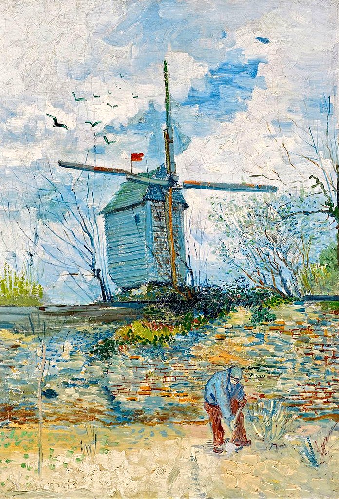 "Sometimes, carrying on, just carrying on, is the superhuman achievement."
       ~ Albert Camus

Le Moulin de la Galette (1886)
       🎨 Vincent Van Gogh