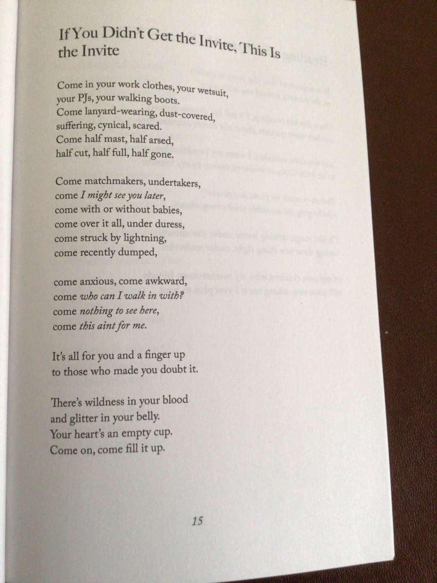 Ian McMillan (@imcmillan) on Twitter photo I like this poem by Molly Naylor inviting everyone to take part in the arts, from her <a href="/badbettypress/">Bad Betty Press</a> collection Whatever You’ve Got. I like this poem by Molly Naylor inviting everyone to take part in the arts, from her <a href="/badbettypress/">Bad Betty Press</a> collection Whatever You’ve Got.