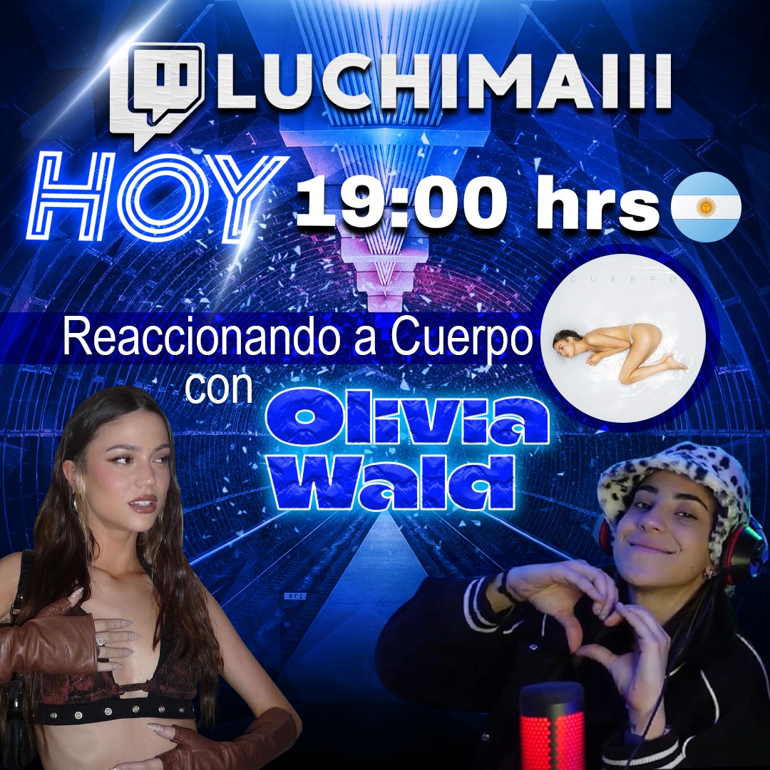 ¡Hoy 19hs stream en twitch!

⚠️|| Se usa este #. #LuchiEnTwitch 

#teamluchi