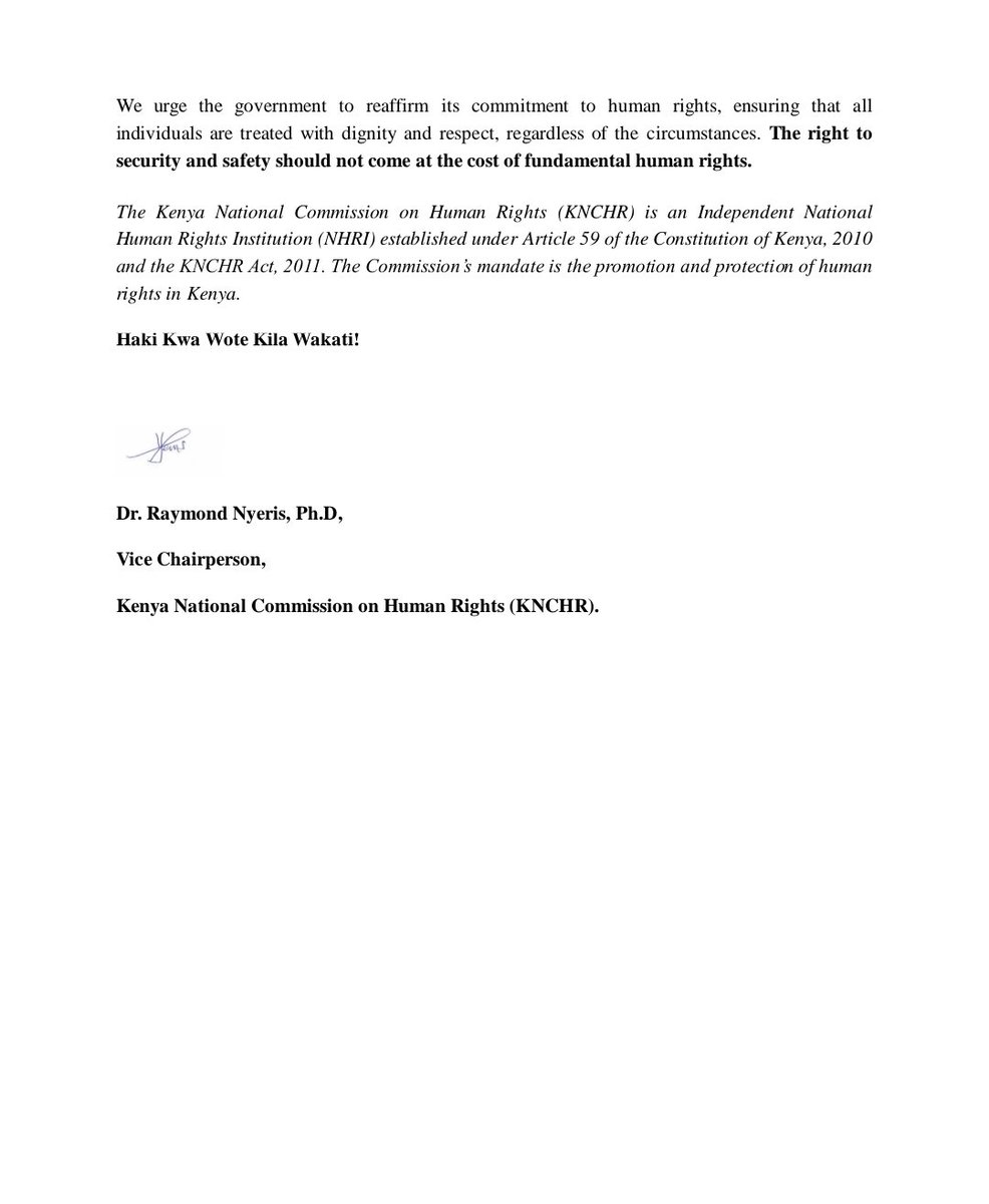PRESS STATEMENT
Condemnation of Human Rights Violations During the Ongoing ‘Operation Ondoa Jangili’ 
in Isiolo and Marsabit Counties.
(Read more)