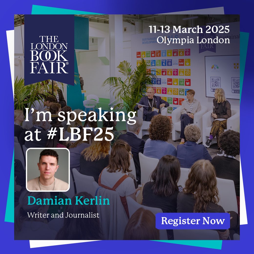 damian Kerlin (he/him) ๐ณ๏ธโ๐ (@damiankerlin) on Twitter photo Iโm only bloominโ speaking at <a href="/LondonBookFair/">The London Book Fair, 11-13 March 2025</a> as part of a panel with my loves <a href="/NewWritingNorth/">New Writing North</a> chatting all things class and representation in publishing.
What an honour - canโt wait โจ๐ซถ
invt.io/1ixb0l1zo2t Iโm only bloominโ speaking at <a href="/LondonBookFair/">The London Book Fair, 11-13 March 2025</a> as part of a panel with my loves <a href="/NewWritingNorth/">New Writing North</a> chatting all things class and representation in publishing.
What an honour - canโt wait โจ๐ซถ
invt.io/1ixb0l1zo2t