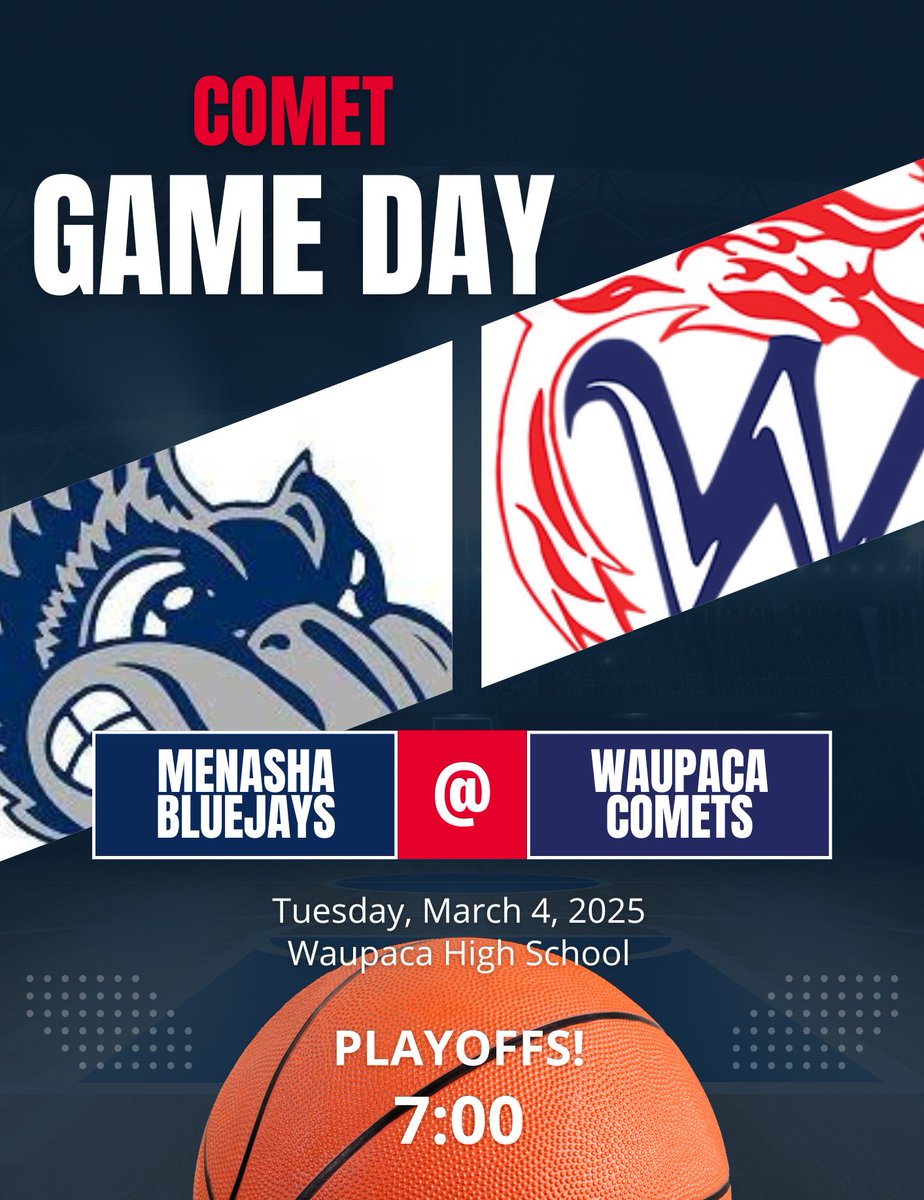 PLAYOFFS ARE HERE! We host Menasha tonight. See ya there!