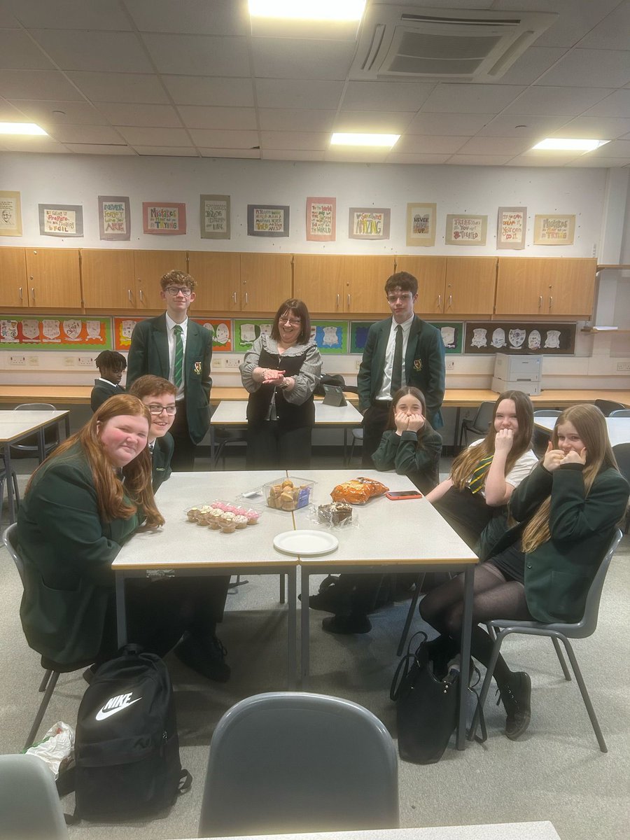 S3 RMPS had a lovely morning celebrating Charlotte’s birthday. We hope you enjoy the rest of your day! <a href="/MissMcKnight14/">Miss McKnight</a> <a href="/miss_keenan1/">Miss Keenan</a> <a href="/michmcmullan/">MrsMcMullan</a>