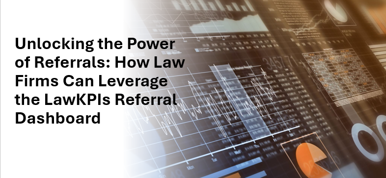 lawkpis's tweet image. @lawkpis&apos; Referral Dashboard integrated with @goclio helps law firms measure: Referral conversion rates and 
Revenue; ROI insights and make profitable decisions.
Explore here: bit.ly/3F2tfPY
Read our blog: bit.ly/3DjRKaT
#abatech #alabuzz  #dallasala #lawyers