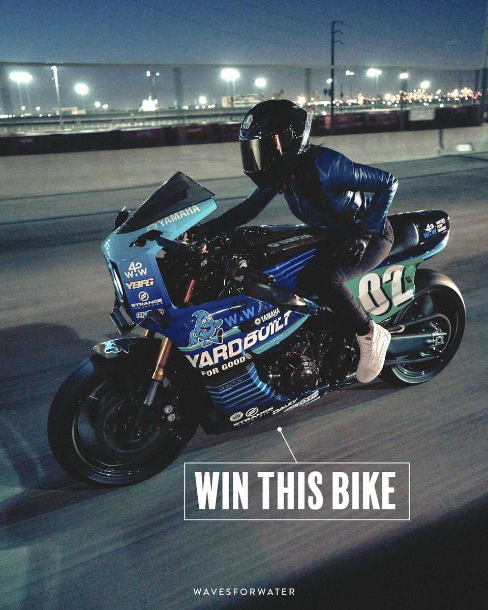 Ride hard. Do good.

We’ve teamed up with Cafe Racers of Instagram for a giveaway that fuels more than just your love for two wheels—it fuels clean water projects around the world.

Every entry supports water filtration systems, rainwater harvesting projects, and real solutions.