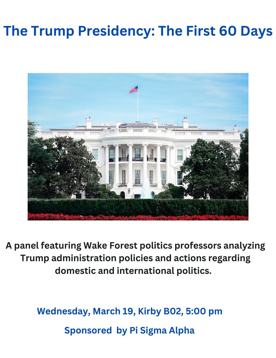 WFU Politics & International Affairs (@wfupol) on Twitter photo 