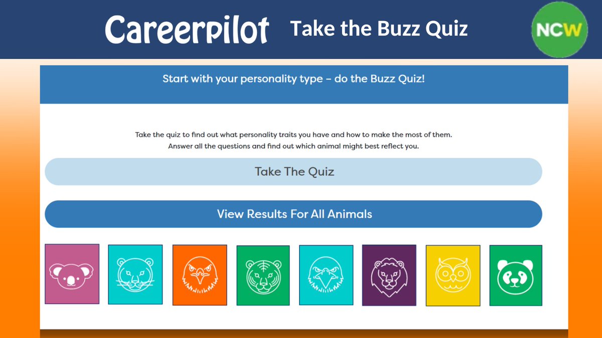 Take the Buzz Quiz on Careerpilot to find out what personality traits you have and how to make the most of them: careerpilot.org.uk/information/bu… #NCW2025