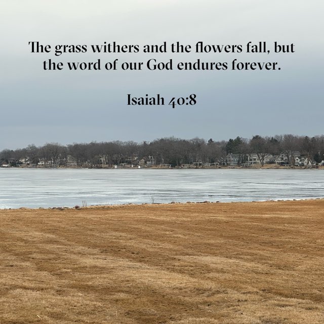 ScottWalker's tweet photo. The grass withers and the flowers fall, but the word of our God endures forever.

Isaiah 40:8 https://t.co/GlOiFR3zdF