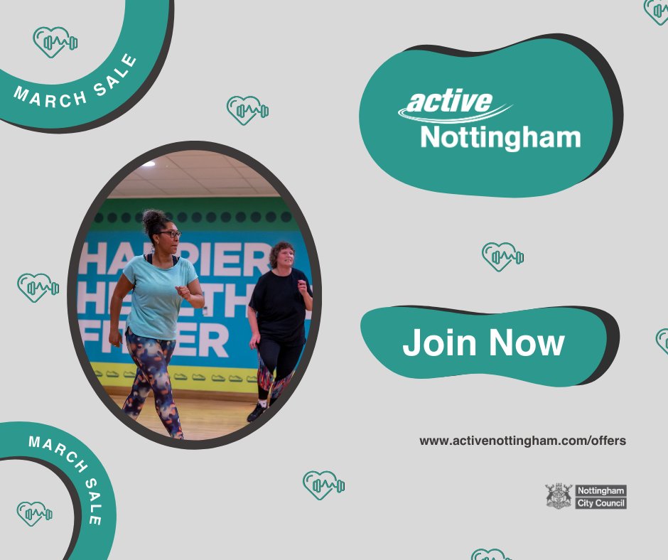 We're scrapping the joining fee on Rolling Monthly memberships; saving you £30*! 🤩

With Fitness+ you'll get unlimited use of 6 swimming pools, gyms, access to our health suites plus over 300 fitness classes. 🏋️‍♀️

*Terms apply - limited time offer. 
 activenottingham.com/offers/