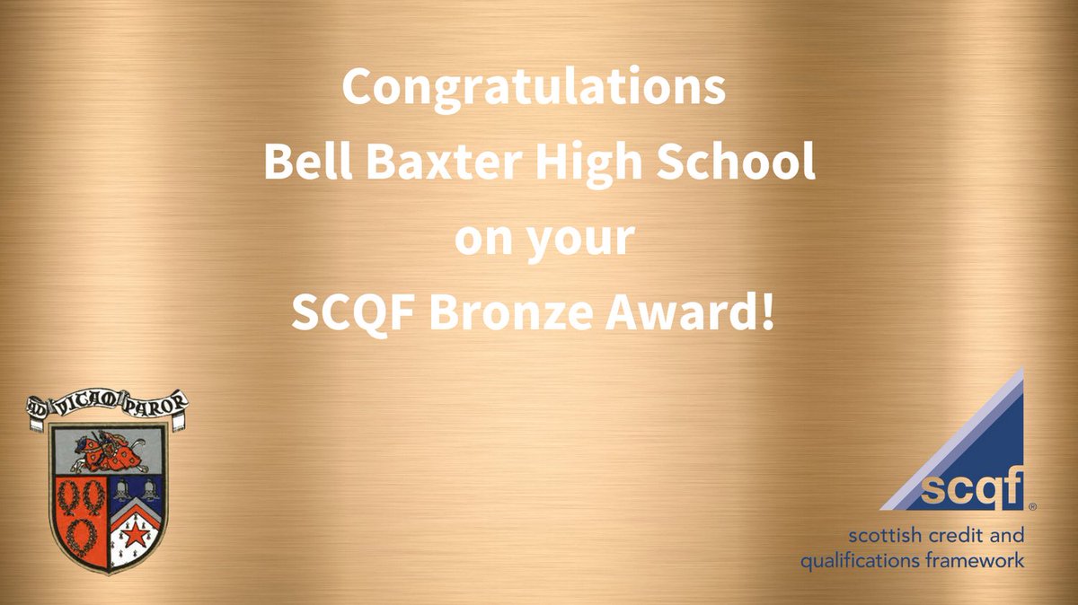 SCQFPartnership's tweet image. Another school has been added to our busy School Ambassador Wall! 🎉 Congratulations to @Bellbaxter_HS on achieving Bronze #SCQF status! 🏆👏
Check out the @FifeCouncil school on our wall 🔗 scqf.org.uk/support/educat…

#LearnerPathways #NoWrongPath