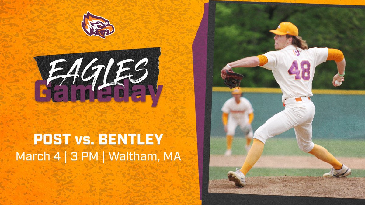 On the today vs Bentley. 3pm first pitch at Yetten Field in Waltham, MA.