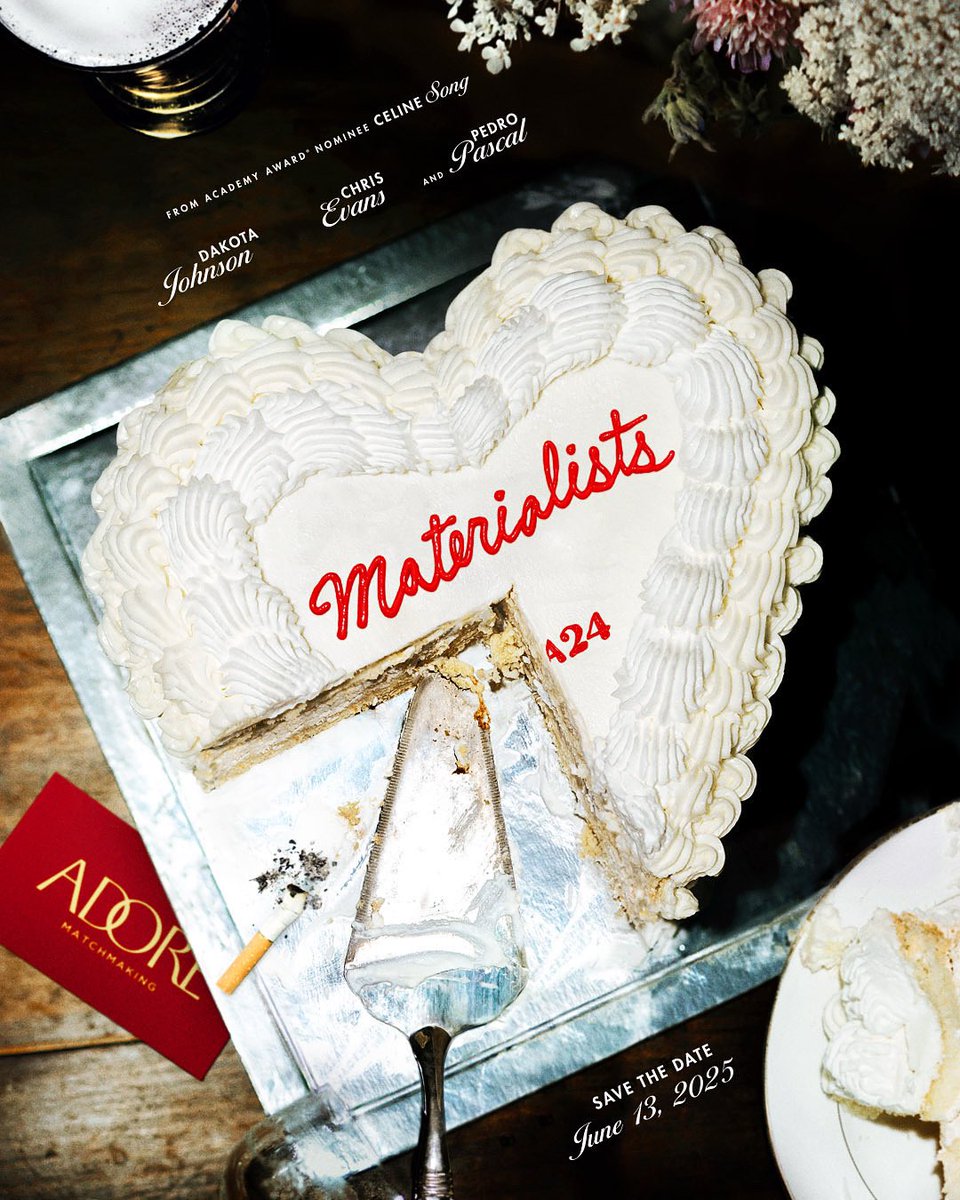 Save the date. Celine Song's MATERIALISTS 6.13.2025