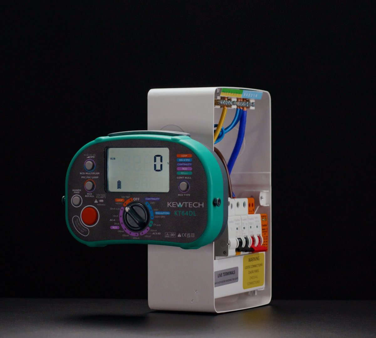 Testing made simpler by Kewtech

🧲 Our popular KT63DL and new KT64DL Multifunction Testers both feature a magnetic base which enables hands free testing at metal cabinets and distribution boards 👌

Find out more at kewtechcorp.com

#kewtech #kewtechcorp