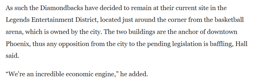 jc_bradbury's tweet photo. Once again, unsubstantiated claim about a stadium being an "economic engine" despite the fact that all evidence shows the opposite. No follow up. Journalists have to do better. https://t.co/BMYxYvqYUq
