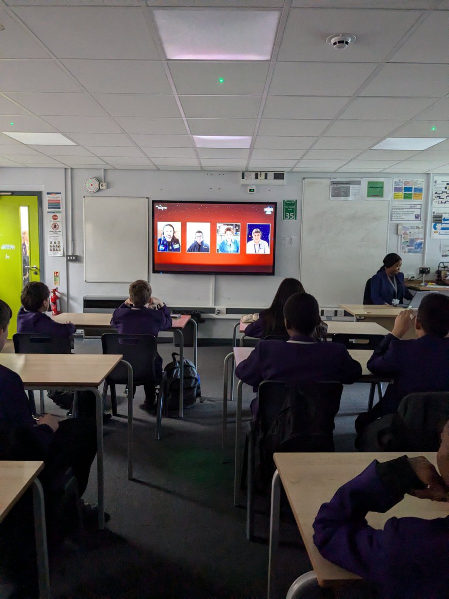 #NCW2025 and <a href="/AldersleyHighSc/">AldersleyHighSchool</a> year 7 science students are engaged in the live Mars Day, listening to a variety of career paths available #NASA <a href="/AldersleyCEIAG/">aldersleycareers</a> <a href="/AmethystAcademy/">AmethystAcademy</a>