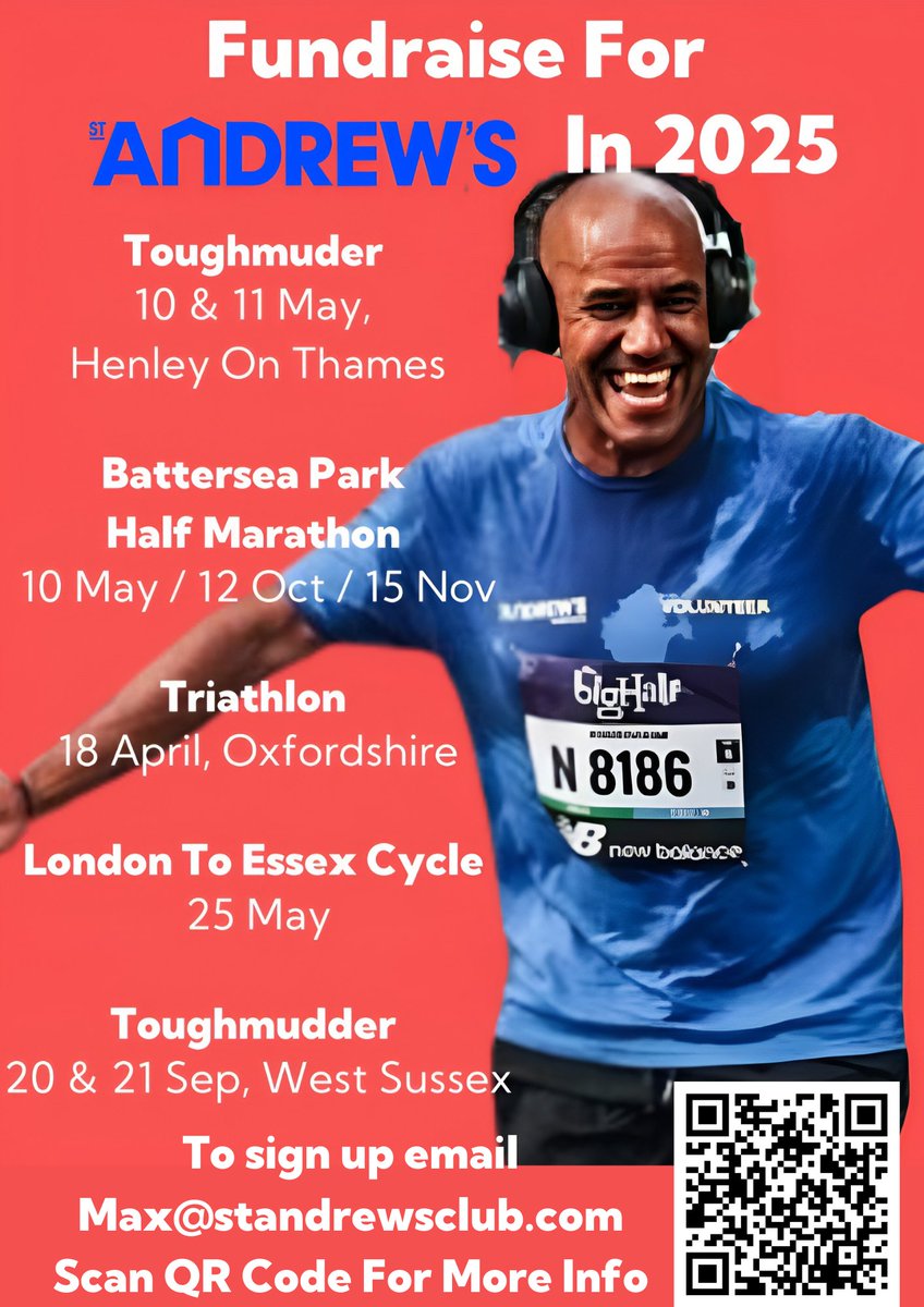 St Andrew's Club SW1 (@standrewsyc) on Twitter photo Last year an amazing team from <a href="/EdelmanUK/">Edelman UK</a> fundraised over ÂŁ1000 for the Club by taking part in the Battersea Park Half Marathon.
You can take on the challenge May 10 in the Battersea Park Half Marathon and attempt to raise ÂŁ450 for the Club.
#youth #fundraise #support Last year an amazing team from <a href="/EdelmanUK/">Edelman UK</a> fundraised over ÂŁ1000 for the Club by taking part in the Battersea Park Half Marathon.
You can take on the challenge May 10 in the Battersea Park Half Marathon and attempt to raise ÂŁ450 for the Club.
#youth #fundraise #support