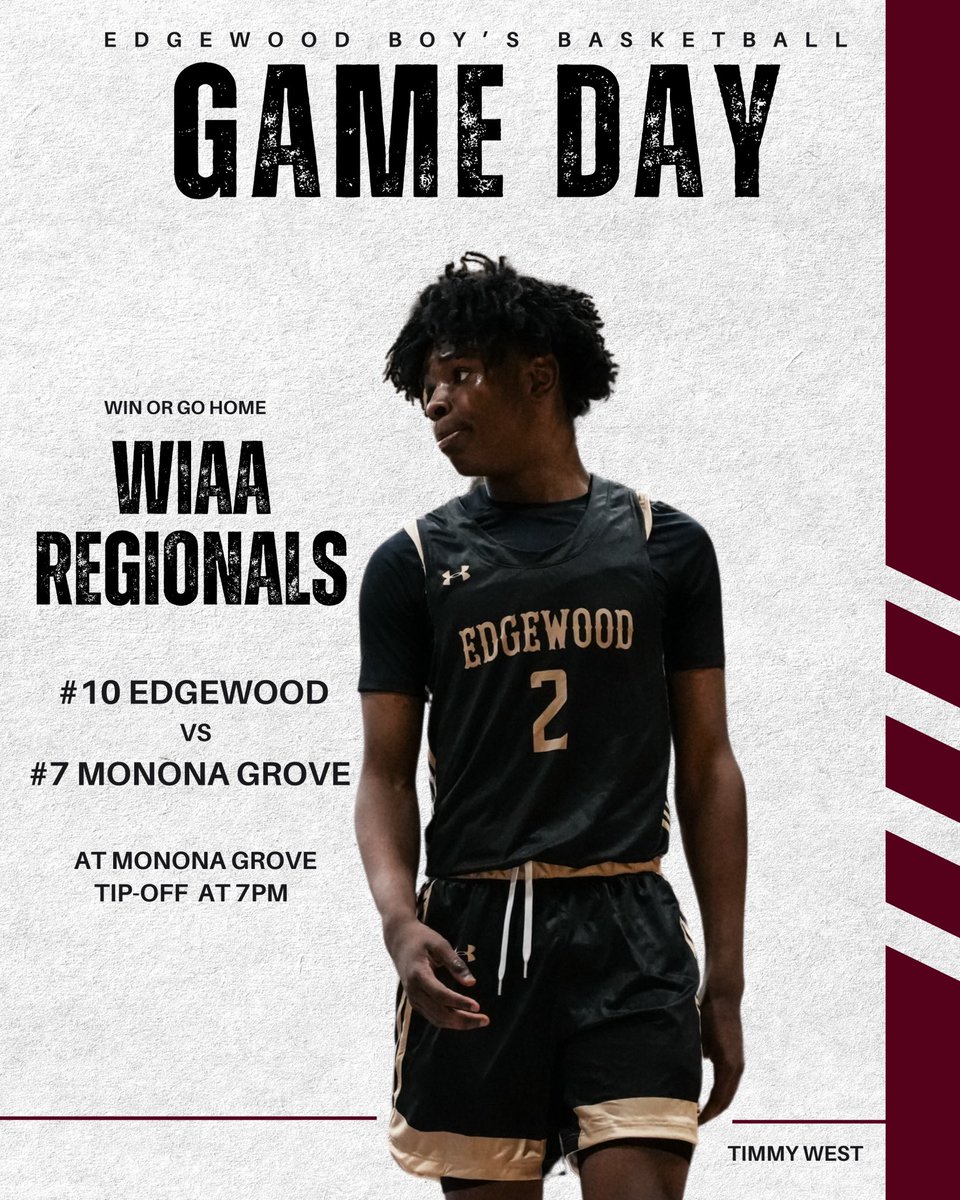 Gameday!

WIAA Regionals

🆚 #7 Monona Grove Silver Eagles

⏱️ 7 PM

🏟️ Monona Grove HS