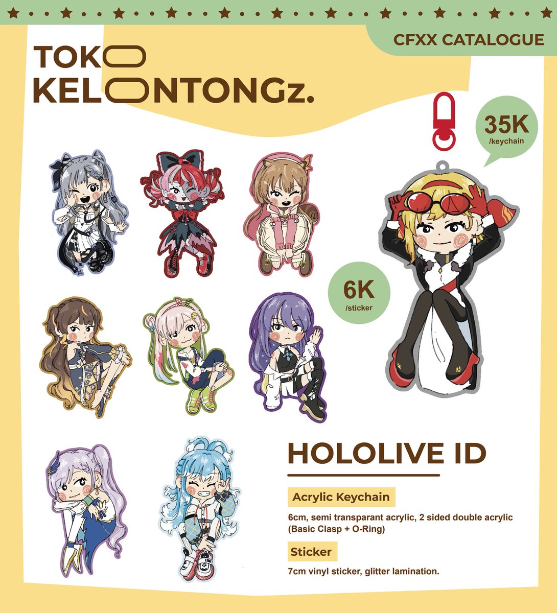 kelontongz's tweet photo. [🔁 &amp; 🩷 are very appreciated]

HELOOW! Marie’s #CFXX PO is open!
—Toko Kelontongz.

🗓️PO: 3 March- 13 March 2025
🛒Mail Order &amp; Pick-up order Day 1 only 
🧃Hololive ID, BOYNEXTDOOR, Aikatsu, Ranma1/2, Atarashii Gakko, Tamako Market

🔗PO link below!👇

#CFXXcatalogue #CF20 #cfxx https://t.co/dMWiH7r8Mr