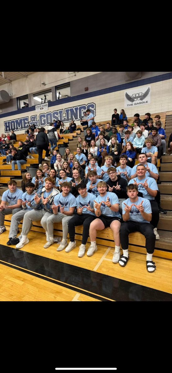 We need the Gaggle in full force tonight! Home vs. M.East. 7 pm tip, GO GOSLINGS!