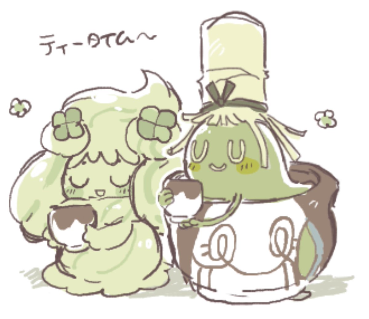mokai_neko's tweet image. らくがき〜