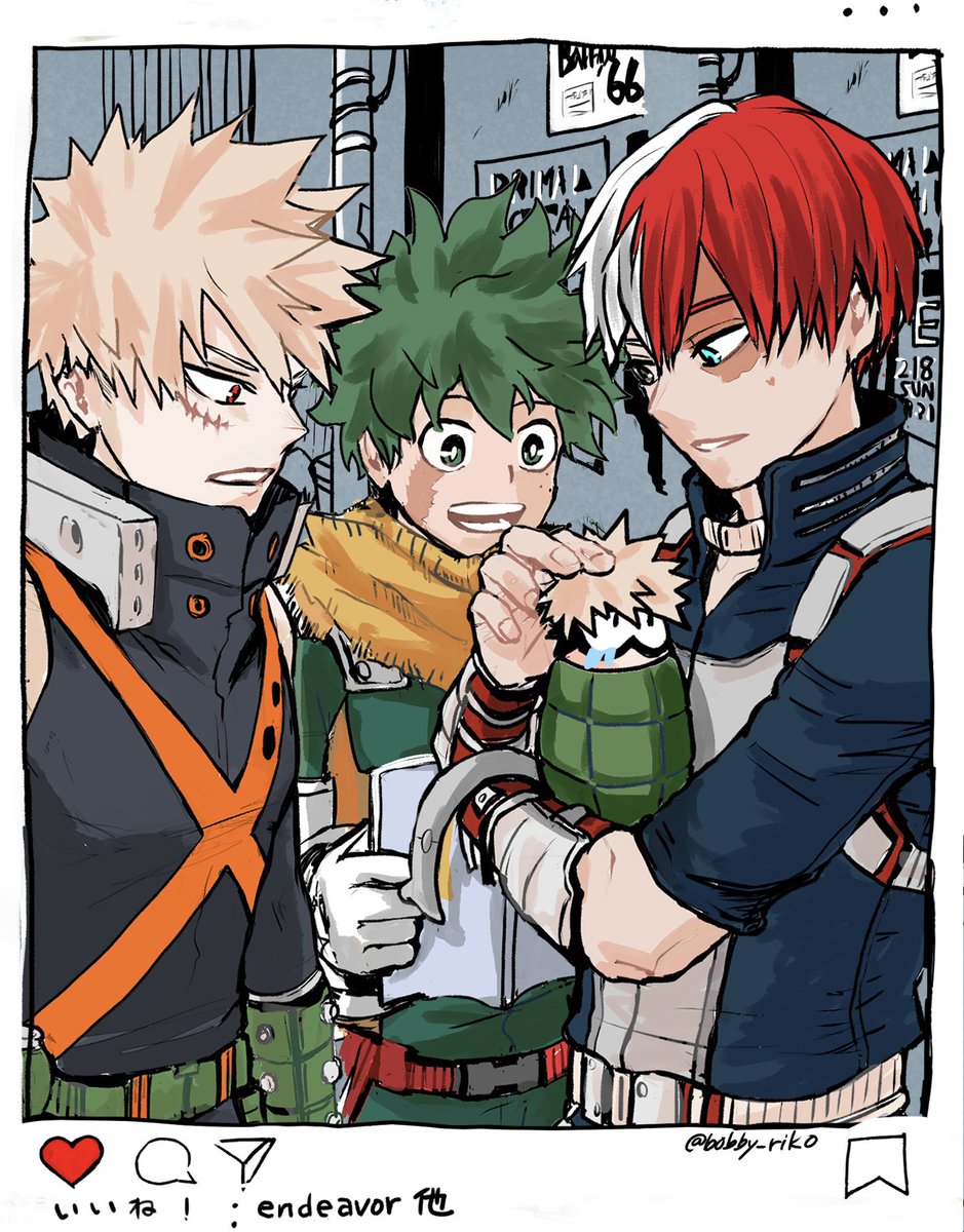 bobby_riko's tweet image. 爆豪轟デクだいなまちゃん