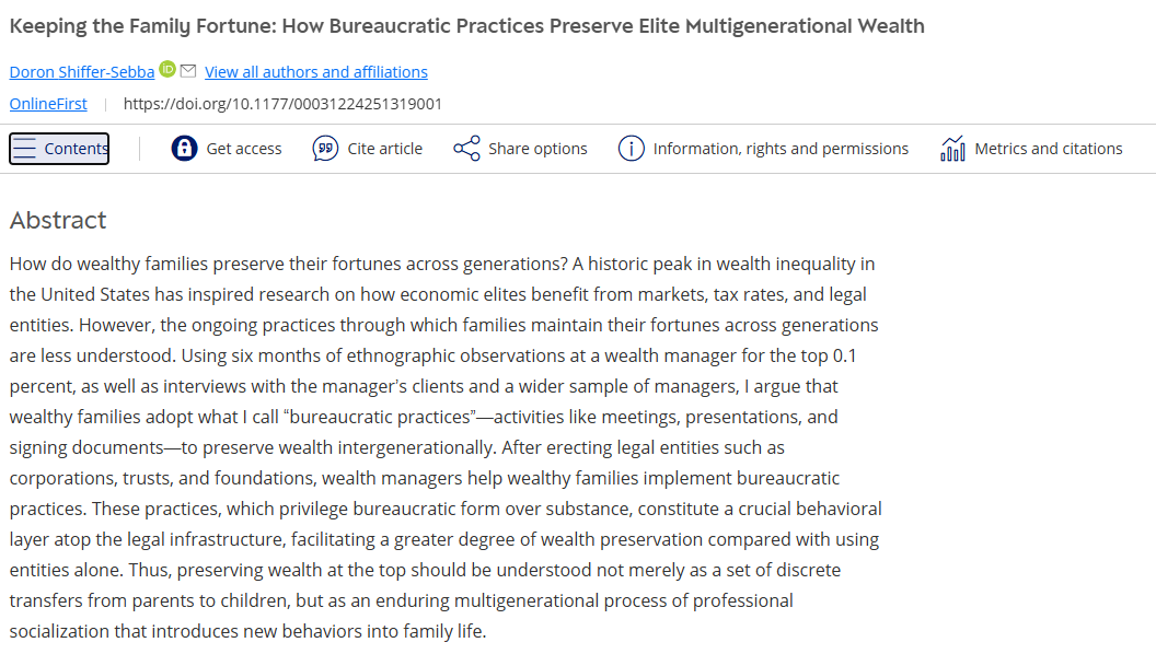 JamesBroughel's tweet image. Isn&apos;t it a good thing if wealth is preserved across generations? Why would we want wealth squandered? Perhaps the rest of us should try to learn something from these &quot;elite&quot; practices. 
#processmatters