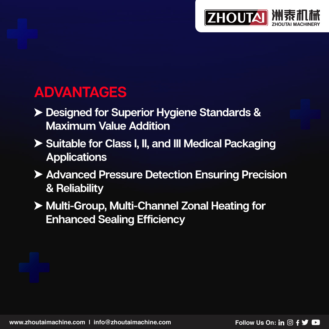 Zhoutaimachine's tweet photo. Precision. Protection. Performance.

The AMD600DS ensures secure and sterile packaging for medical applications. For more details, visit https://t.co/w1nAN81ysb.

#ZhouTaiMachine #AMD600DS #PackagingMachine #PouchPackaging #PackagingTechnology #PouchPackagingMachine https://t.co/UNPEB2UOAB