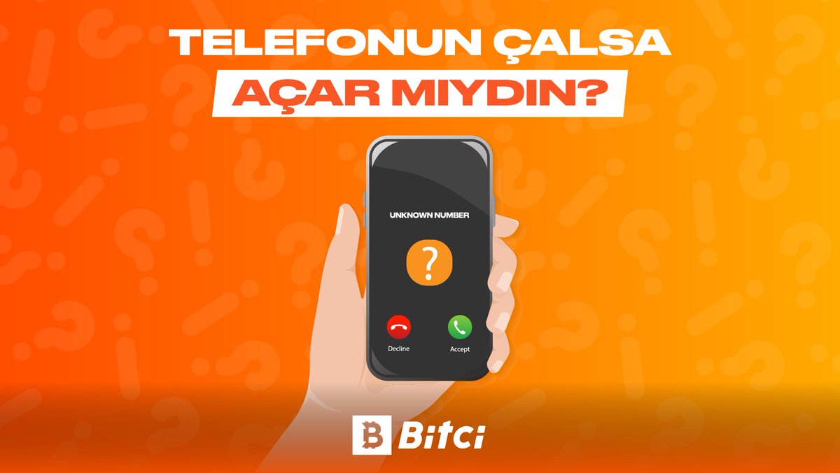 Alo, Bitci! 📞

Bugün telefonuna gizli numaran bir çağrı gelirse açmayı ve '' Alo, Bitci! '' demeyi unutma! 😉

Sürprizlere hazır ol! 🎁

#Bitci #AloBitci