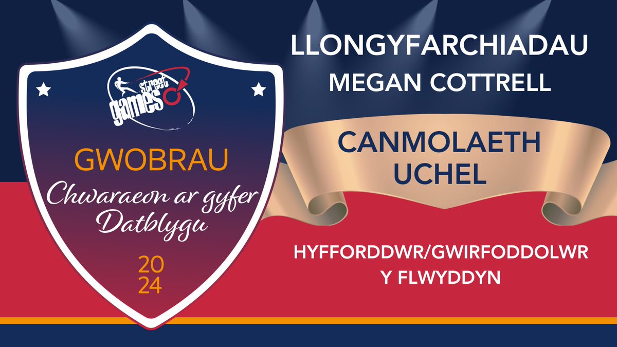 StreetGames Wales (@streetgamewales) on Twitter photo Llongyfarchiadau Jenson Harris <a href="/OfftheStreetsBG/">Off the Streets</a> and Megan Cottrell <a href="/ALSportDev/">Aneurin Leisure Sports Development</a> Highly Commended for Wales Coach/Volunteer of the Year
Diolch yn fawr iawn for all that you do to support your local community to be active. Da iawn on your achievement Llongyfarchiadau Jenson Harris <a href="/OfftheStreetsBG/">Off the Streets</a> and Megan Cottrell <a href="/ALSportDev/">Aneurin Leisure Sports Development</a> Highly Commended for Wales Coach/Volunteer of the Year
Diolch yn fawr iawn for all that you do to support your local community to be active. Da iawn on your achievement