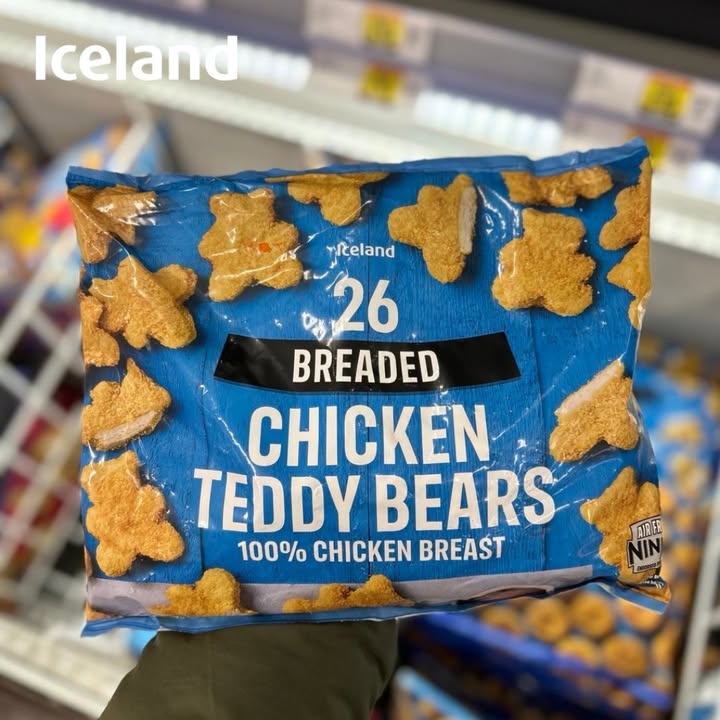 BrittenCentre's tweet photo. The kids will love these! 😍 Teddy Bear Shaped Chicken Nuggets🧸 
They're even Ninja Air Fryer approved 🫡
Iceland Foods  #icelandfoods #airfryerapproved https://t.co/8sR54KbSPc