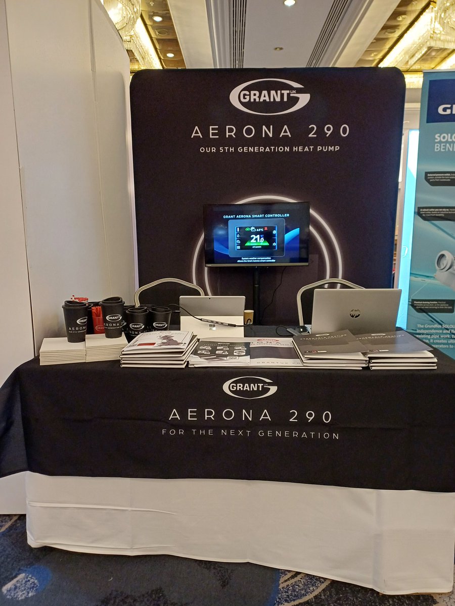 All set up and ready for the City Plumbing conference at the Hilton Metropole NEC Birmingham for the next 2 days.