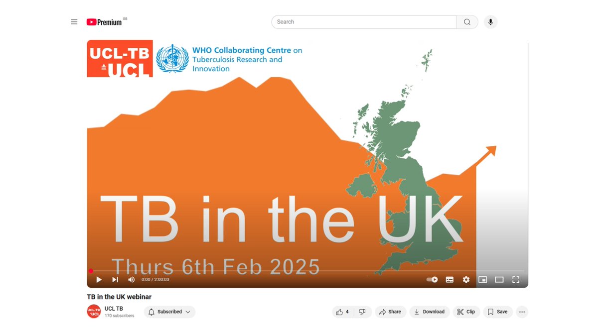 UCL-TB (@ucltb) on Twitter photo Video now online for 'TB in the UK' webinar youtube.com/watch?v=h5LpsG… <a href="/SamaraBarnes1/">Samara Barnes - Rossendale West & Helmshore</a> #tuberculosis Video now online for 'TB in the UK' webinar youtube.com/watch?v=h5LpsG… <a href="/SamaraBarnes1/">Samara Barnes - Rossendale West & Helmshore</a> #tuberculosis