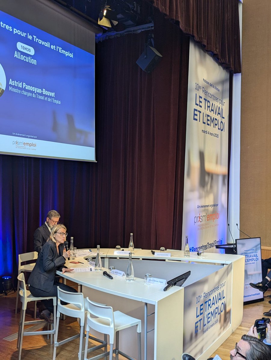 Prism'emploi (@prismemploi) on Twitter photo .<a href="/AstridPanosyan/">Astrid Panosyan-Bouvet</a> la France fait face à un défi sur l’emploi des jeunes et des seniors "Le problème de la France aujourd’hui : nous n’avons pas assez de gens qui travaillent, notamment les seniors et les jeunes. Nous entrons trop tard et nous sortons trop tôt de l’emploi." .<a href="/AstridPanosyan/">Astrid Panosyan-Bouvet</a> la France fait face à un défi sur l’emploi des jeunes et des seniors "Le problème de la France aujourd’hui : nous n’avons pas assez de gens qui travaillent, notamment les seniors et les jeunes. Nous entrons trop tard et nous sortons trop tôt de l’emploi."