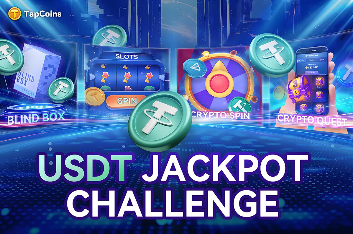 💥USDT Jackpot Challenge: Who's Next?🎯
No need to wait for the future! 💸You can earn BIG with your $TAPS and other in-game assets RIGHT NOW!
✔️Participate in the USDT Jackpot Challenge! Play and win USDT with these exciting games:➡️ Access: t.me/TapCoinsBot/ap…
🎰Slots