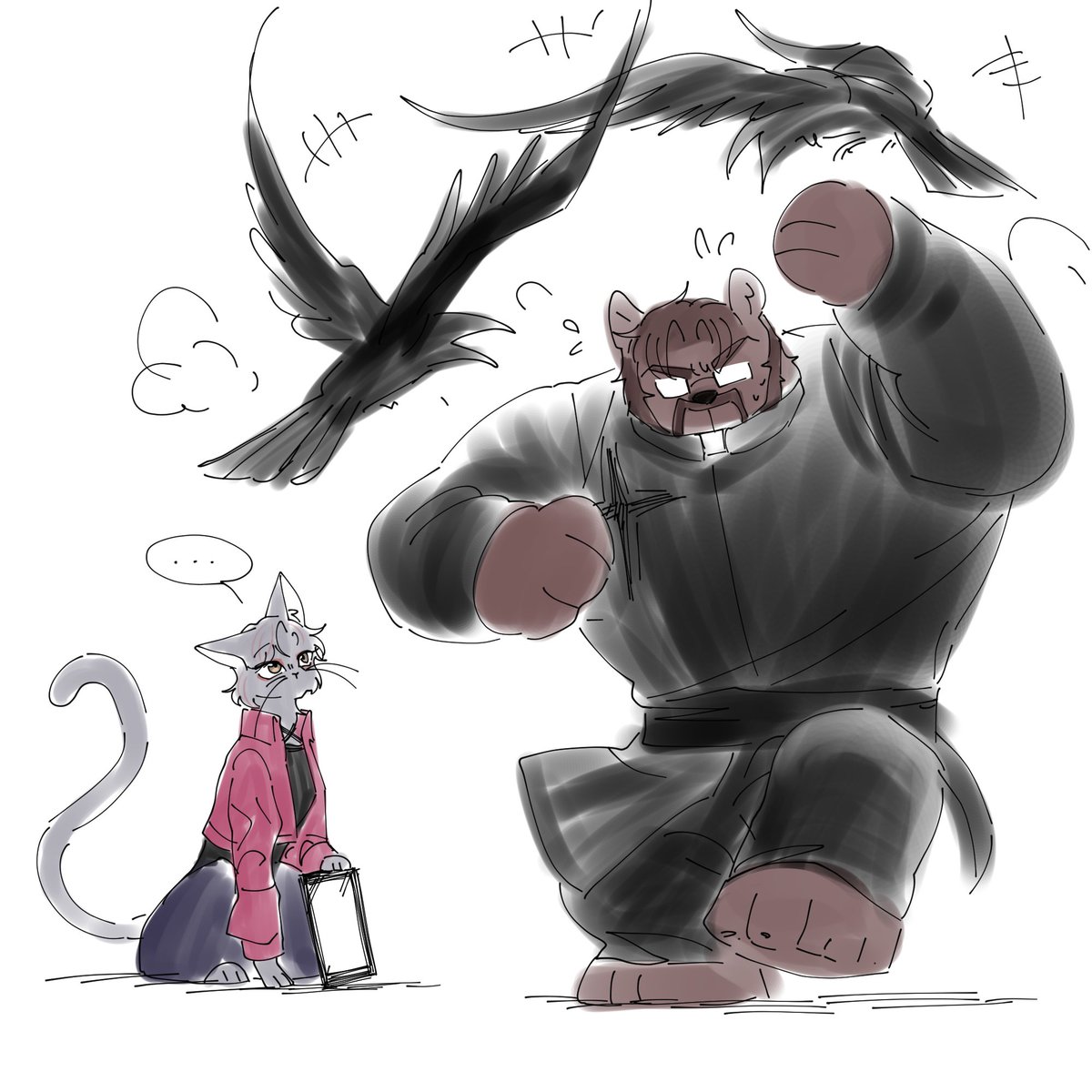 <퇴마록> 개인적인 동물 캐해 승희도 함께!
30만 관객 돌파 축하해요!!!!!
#퇴마록 #영화퇴마록 #박신부 #승희