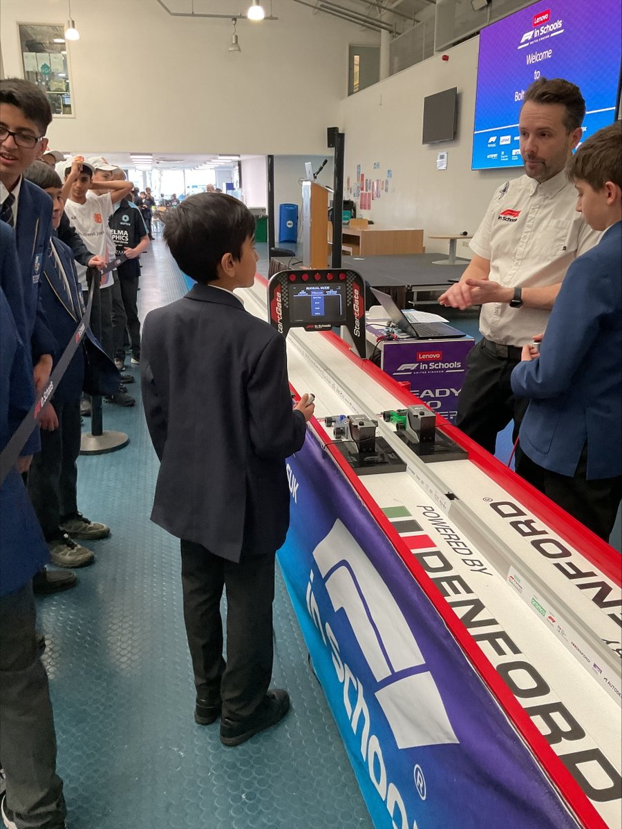 BoltonSch's tweet photo. Last week Y7&8 #BSBD pupils competed at the @F1_in_Schools regional heats.
Teams created an F1-inspired vehicle using CAD/ CAM & a portfolio before presenting to a panel. Pupils had a great day gaining insight into the next stages of the comp.
#BoltonSch #BoltonDesignTech #F1 https://t.co/Z3BRBfd9jJ