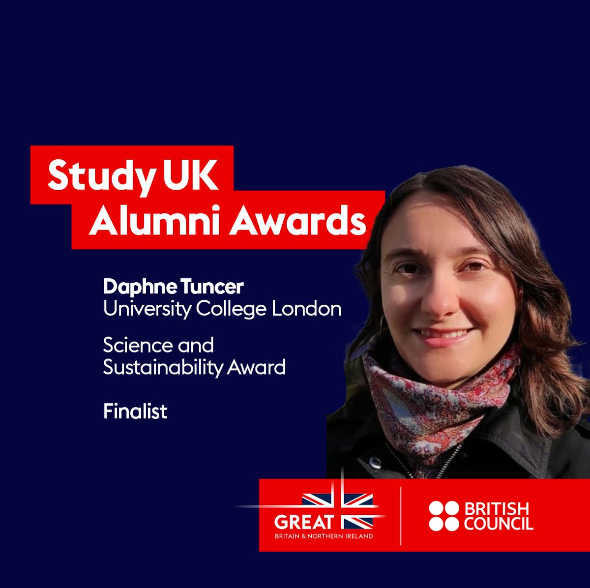Félicitations à Raúl González Muñoz, Harald Joset et Daphne Tuncer, nos finalistes des #StudyUKAlumniAwards dans la catégorie Science et Développement Durable en France 🧪
Ils sont diplômés de <a href="/CranfieldUni/">Cranfield University</a> et de @UCL

#StudyUK <a href="/StudyUKBritish/">Study UK</a>