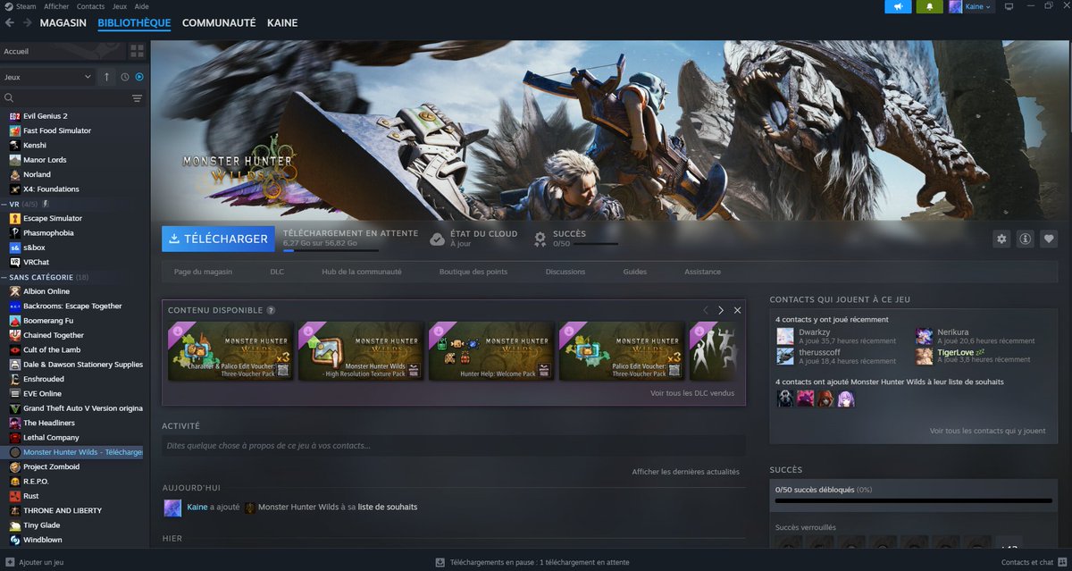 Monster hunter wilds, la chasse est ouverte ! 🥰