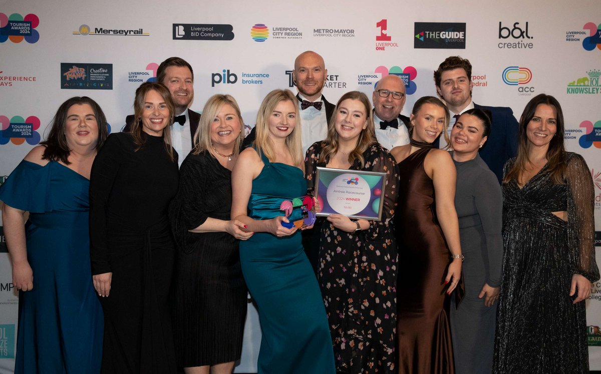 🏆<a href="/aintreeraces/">Aintree Racecourse</a> takes the gold!🏆

Congratulations to all of the team at Aintree Racecourse, part of The Jockey Club Venues, for winning 'Business Events Venue of the Year' at the Liverpool City Region Tourism Awards.

🔗Find out more here: bit.ly/4ikQTFK