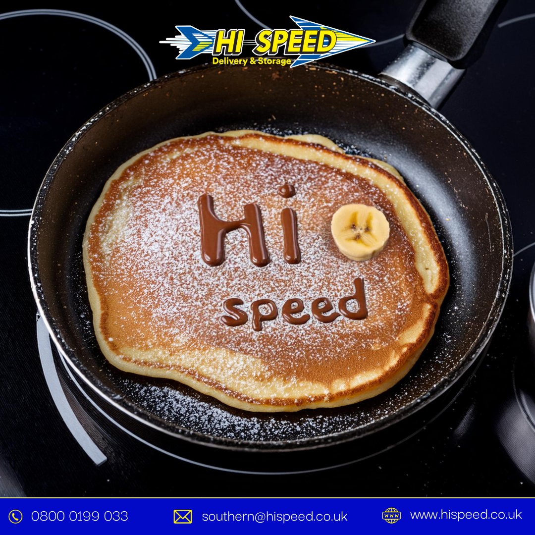 Pancake Day

At Hi-Speed, we believe Pancake Day is more than just a Christian celebration—it's a joyous occasion to indulge! Whether you stack your pancakes high with Nutella, banana ,we won't judge. Enjoy your pancakes your way! 🥞🍫🍌

#pancakes #pancakeday #hispeed #logistics