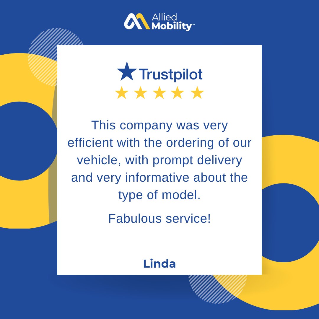 Providing you with a seamless process is our priority! 😄
#AlliedMobility #CustomerCare #ExceptionalService #NewWAVAdventure #AccessibleAdventures #CustomerAppreciation #CustomerJourney #WAV