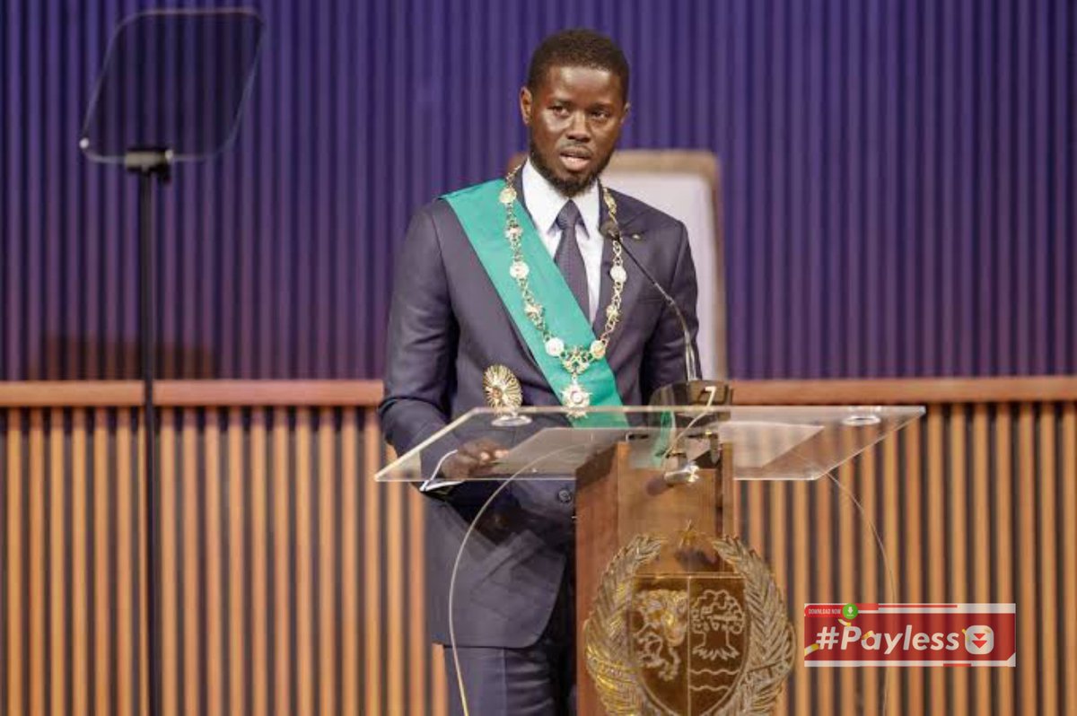 President Diomaye Faye of Senegal: I don’t want my photographs in your offices because I’m not a god or an icon, but a servant of the nation. Instead, hang pictures of your children and look at them every time you make a decision. Whenever the spirit of theft visits you, take a