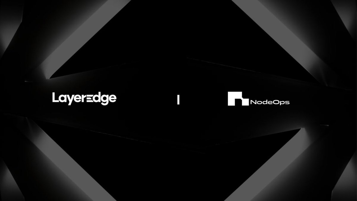 We're excited to partner up with <a href="/BuildOnNodeOps/">NodeOps Network</a> ! 

NodeOps is the leading AI-powered DePIN Orchestration Layer. NodeOps will be supporting LayerEdge’s CLI Based Lightnodes on Testnet!